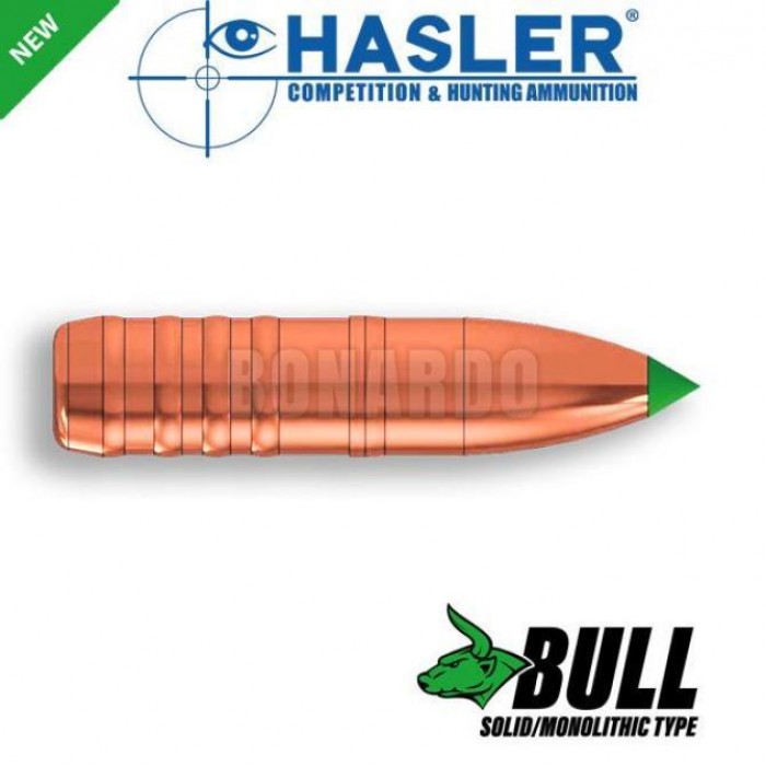 HASLER PALLA Bull cal. 7 (.284) da 139 grn CB 0,440 – 5 anelli (50 pz) - Bonardo
